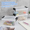 Dewocke Storage Box with Lid, Small, Set of 6 Mini
