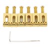6 Pcs Electric Guitar Bridge Saddle Standard Zinc Alloy Guitar