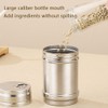 6 PCS Shaker Seasoning Cans with Rotating Cover Steel Seasoning