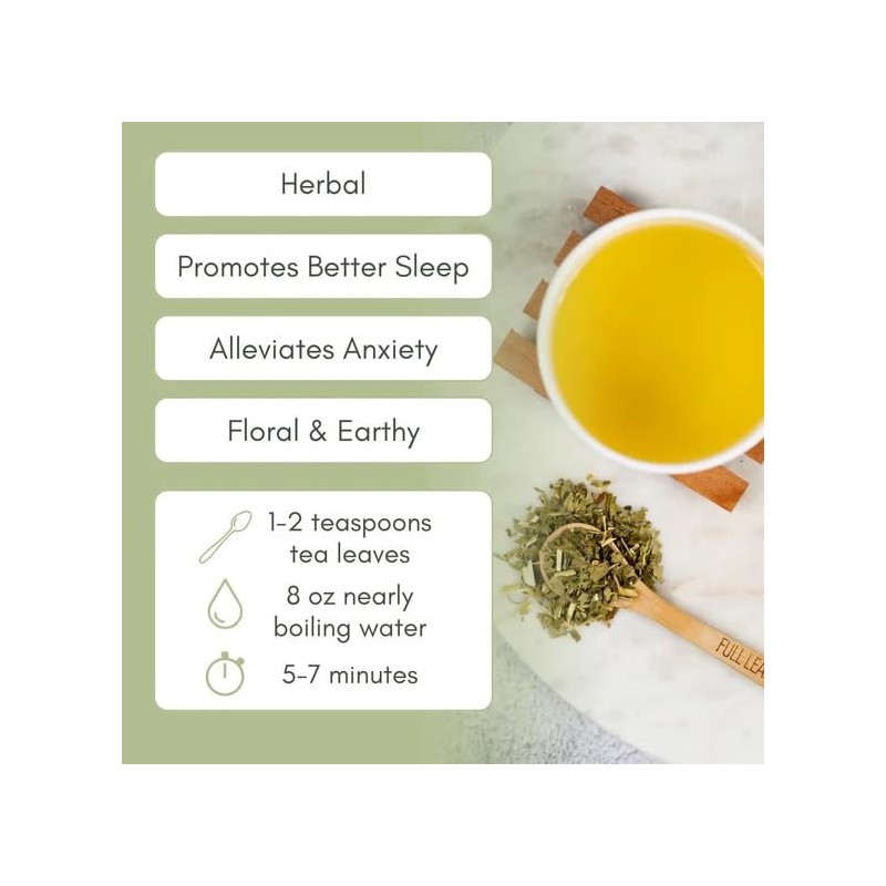 Organic Passion Flower Loose Leaf Tea - 2oz Bag (Approx.