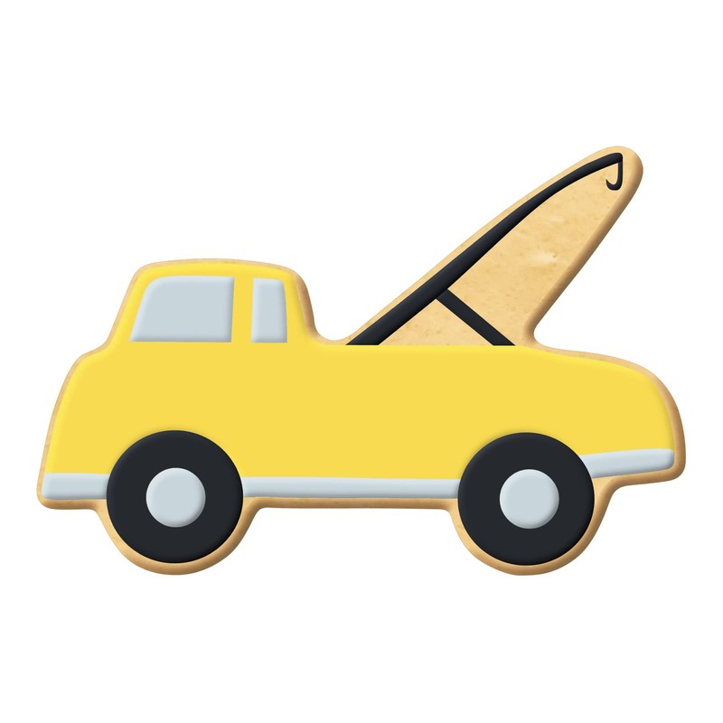 Foose Tow Truck Tin Cookie Cutter 3 in B1095