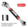 SAPILIT 48 in 1 Universal Socket Wrench, Chrome 45# Steel,