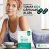Wellthy Lecitina de Soya CÁPSULAS. 100 Cápsulas por envase, Cápsulas