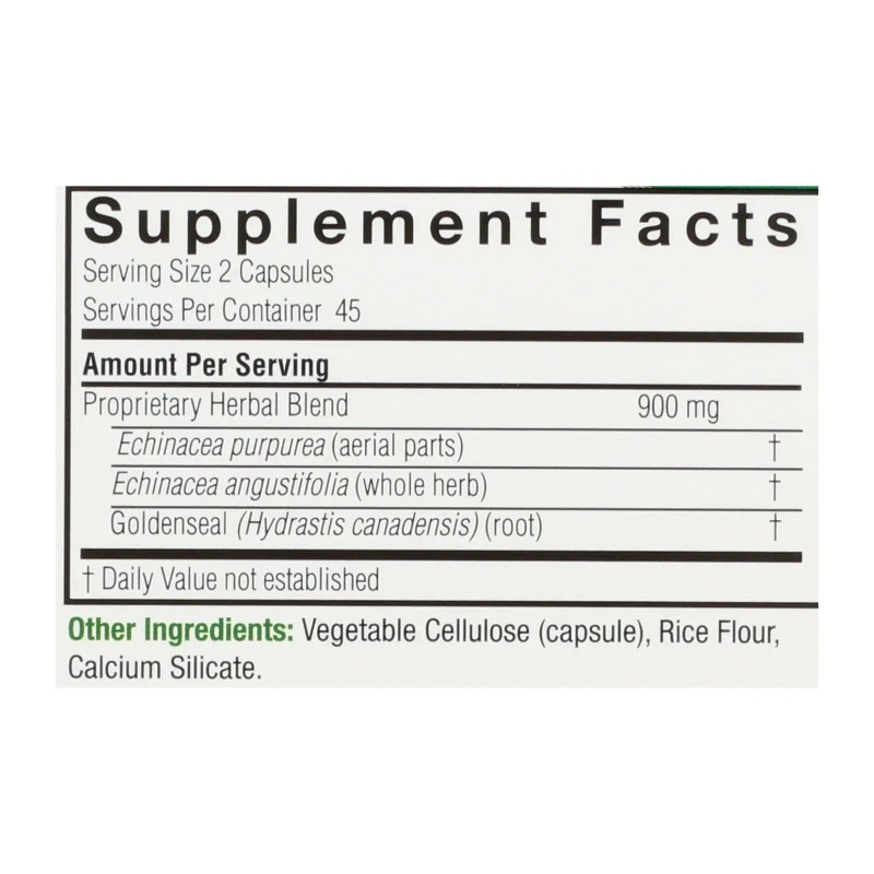 UD_Nature's Answer - Echinacea With Goldenseal - 90 Vcaps