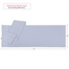 Nestl Body Pillow Cover Soft Pillowcase Lightweight Ice Blue Microfiber