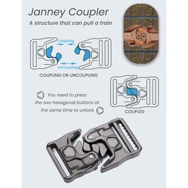 GEIT Tactical Belt,1.5" Nylon Web Stretch Belt-Military Hiking Rigger Work-Heavy Duty Quick Release Aluminum Buckle, Blue, Waist 30"-34" (Length41")