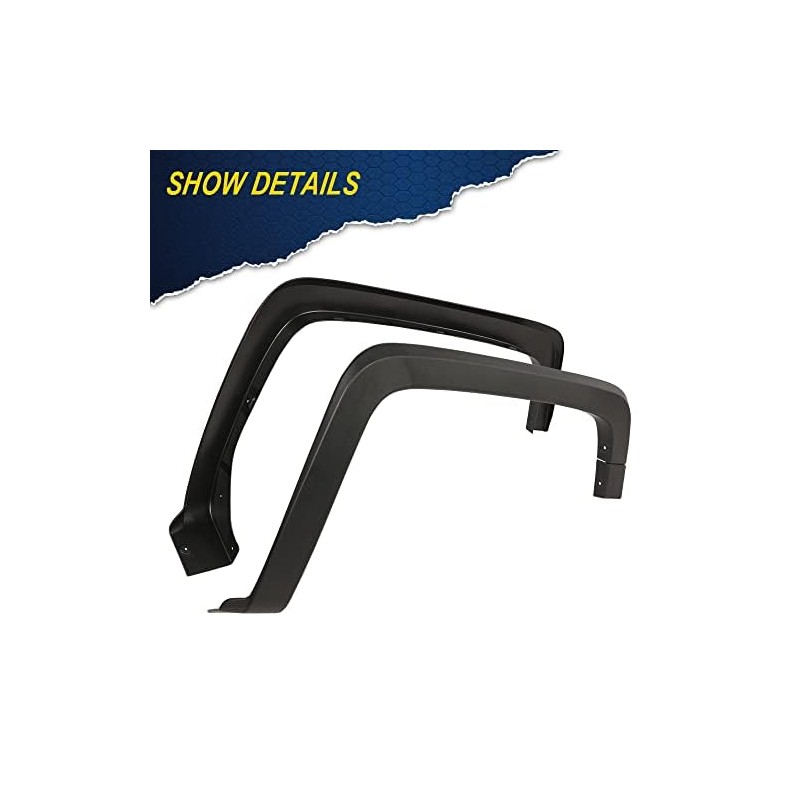 G-PLUS Fender Flares 4pcs Compatible with Chevy Silverado GMC Sierra