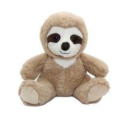 Anico 10" Plush Beige Sloth with Embroidered Eyes | Soft Stuffed Animal, Perfect Plushie for Babies, Toddlers, and Kids | Sloth Plush Toy for Gifts, Nursery Decor, and Playtime!