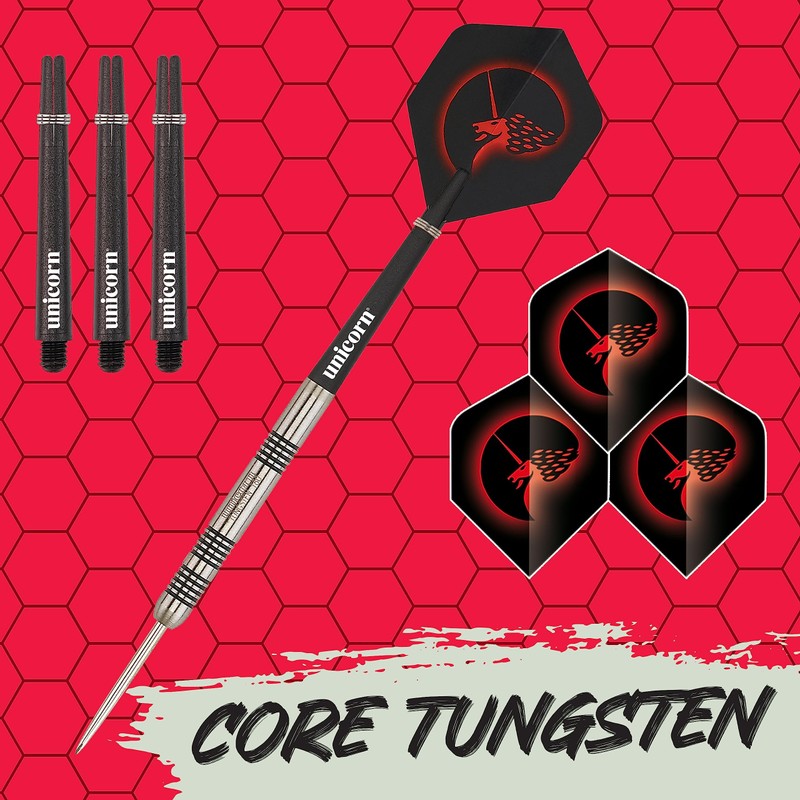 Unicorn Steel Tip Professional Darts Set | Core Style 3