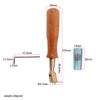 Alnicov 4.5 Inch Adjustable Jujube Wood Piano Hammer Fixed Elbow