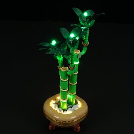 YEABRICKS LED Light for 10344 The Botanical Collection Lucky Bamboo Building Blocks Model (Building Set NOT Included)