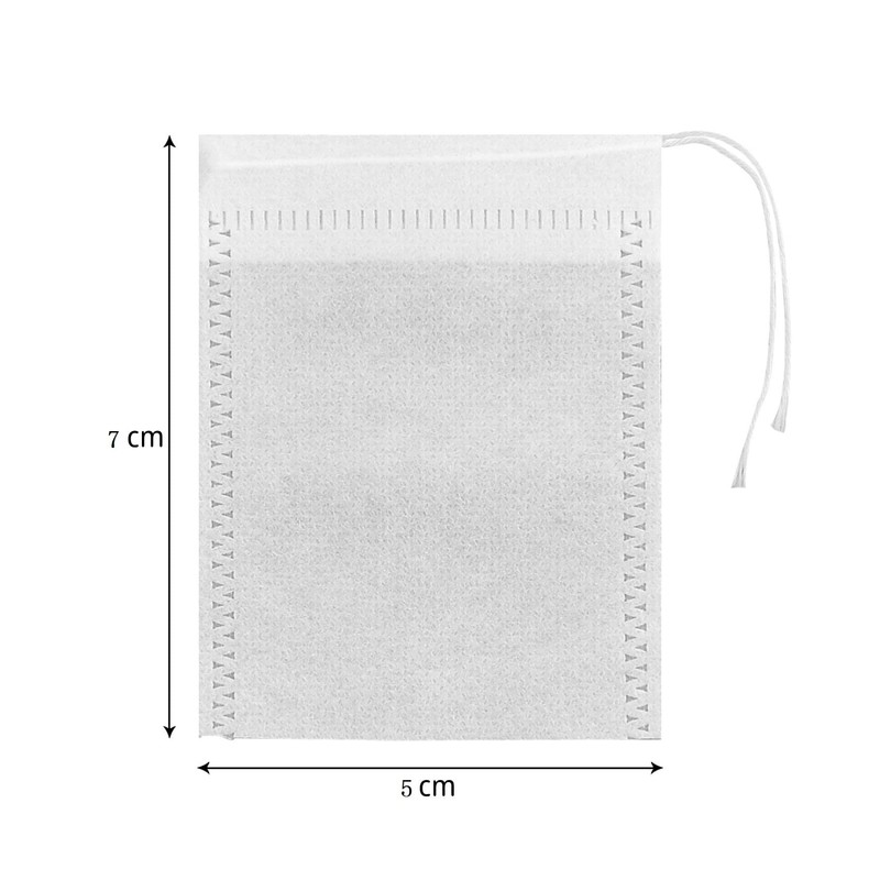 50 Pcs Tea Bags Empty, Disposable Tea Filter Bags, Empty