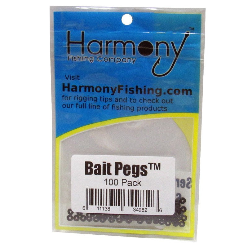 Bait Pegs (100 Pack) - Rubber pegs for Pegging Soft