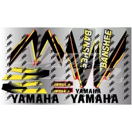 BANSHEE yamaha banshee full graphics decals kit 1999 THICK AND HIGH GLOSS