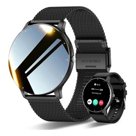 Smartwatch Zl02d Display De 1.28 Con Correa Color Negro Relojes inteligente hombre