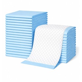 Puppy Pads 100 Count, 13" x 18" (33 x 45 cm) Dog Pee Pads for Small Dogs