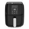 CULINARY CHEF 3L / 3.2-qt Digital Control Air Fryer, Black,