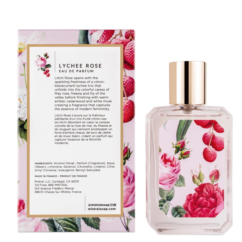 Mistral Lychee Rose Eau de Parfum – Citrus Floral Perfume