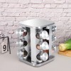 Unbranded Revolving Spice Rack Holder Seasoning Tower Organizer Stainless Steel