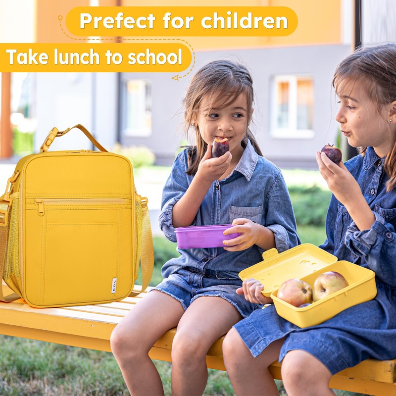 NOL Natural Organic Lifestyle Nylon Waterproof Lunch Box for Women/Men,