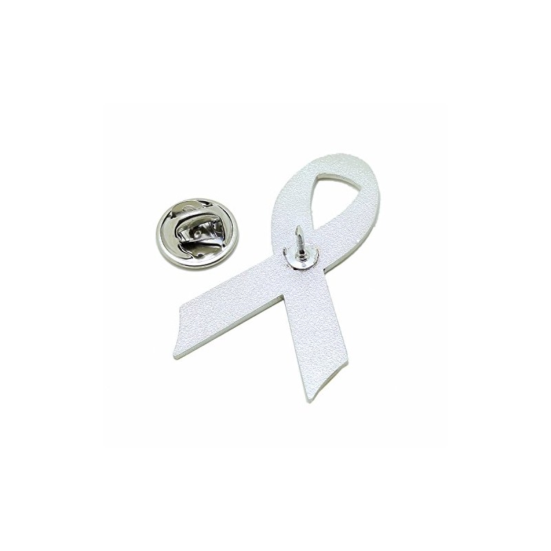 CMajor Awareness Black Ribbon Enamel Lapel Pin
