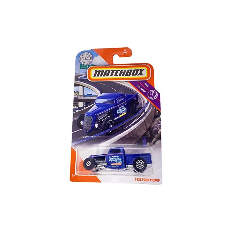 Matchbox 2020 MBX Highway 51/100 - 1935 Ford Pickup (Blue)