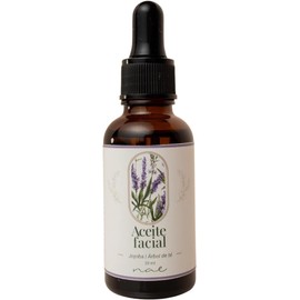 NAE Aceite Facial Control de Grasa Jojoba Árbol de Té 30ml Equilibra sin Resecar Purifica y Controla Brillo Para Piel Mixta y Grasa 100% Ingredientes Naturales Vegano