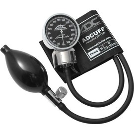 ADC 700-9CBK Aneroid Sphygmomanometer , Black, Child