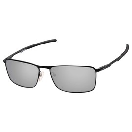 LenzReborn Polarized Lens Replacement for Oakley Conductor 6 OO4106 Sunglass - Silver Grey - Polarized Mirrored