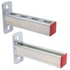 2 Pack Steel Shelf Bracket, 8 Inch Long, Versatile Display