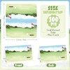 MotiMind 100 Pcs Golf Themed Table Place Card Half-fold Tent