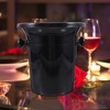DOITOOL Black Wine Spittoon Dump Bucket with Double Handles 8.3