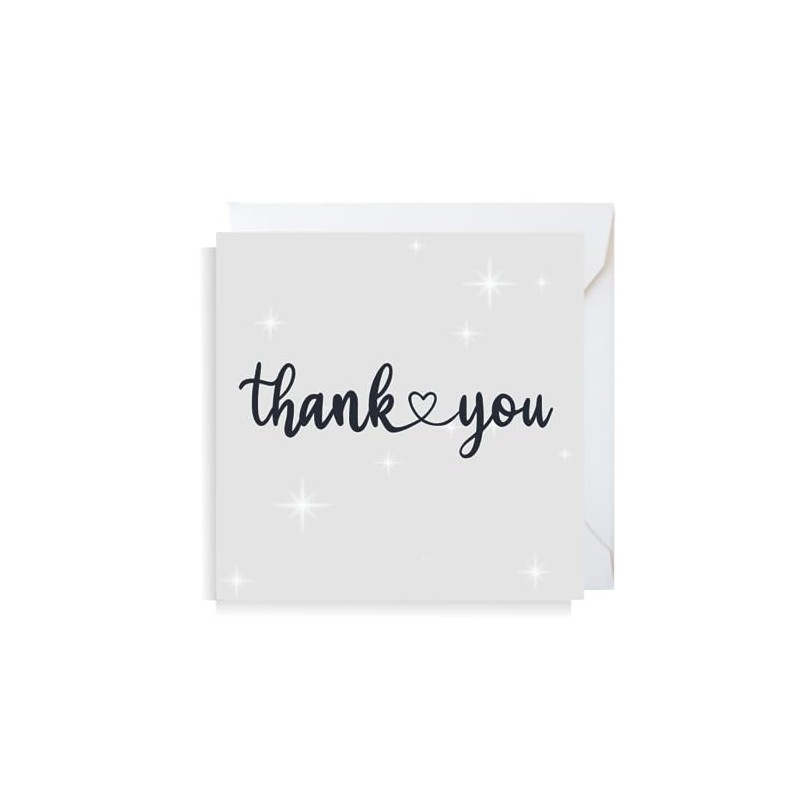 Second Ave Thank You Square Card For Him/Her Greeting Card