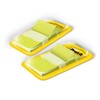 Post-it Flags, 50/Dispenser, 2 Dispensers/Pack, 1 in Wide, Bright Green