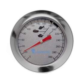 Lantelme Stainless Steel Fryer Thermometer 300°C with 13 cm Probe & Clip - Ideal for Oil, Meat & Frying Fries Analogue Thermometer 2327