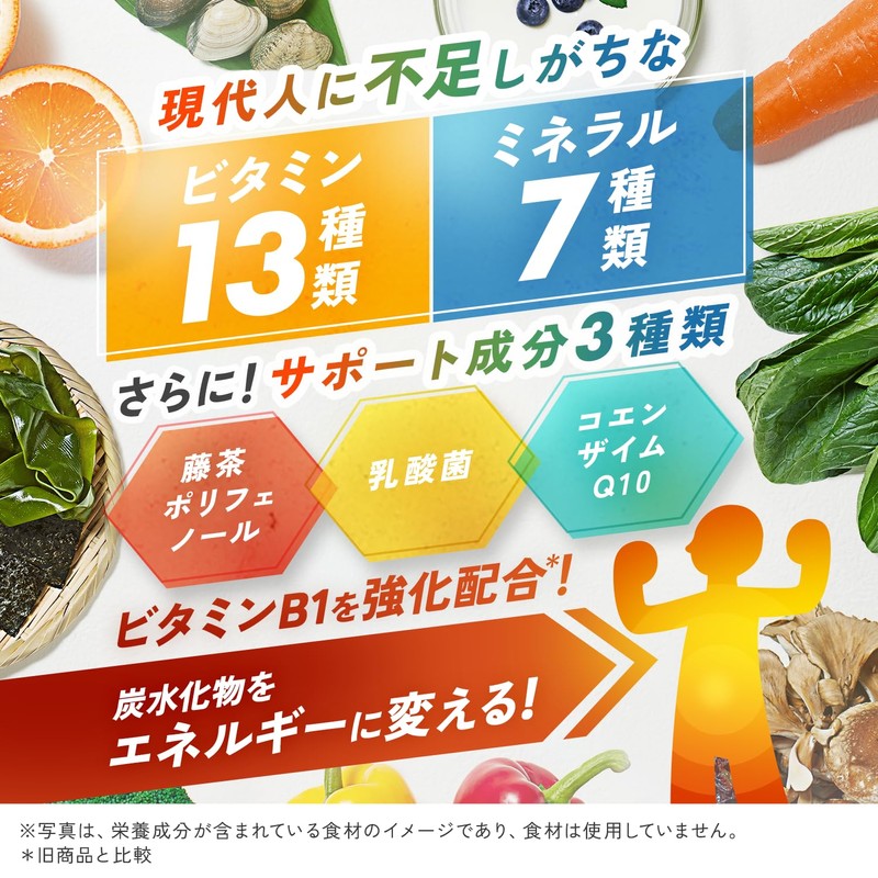 ファンケル (FANCL) (新) マルチビタミン & ミネラル Base POWER 30日分 ご案内手紙つき