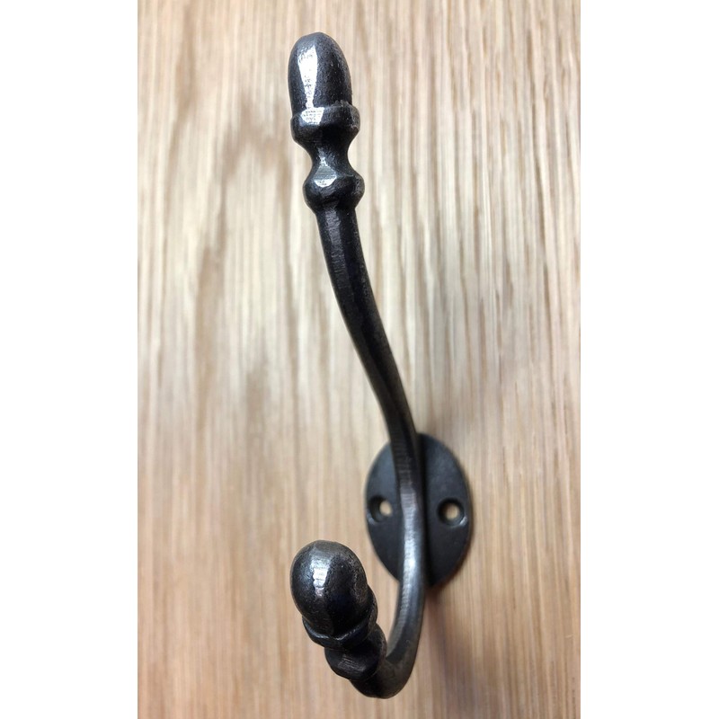 Oakcrafts - Antique Acorn Design Cast Iron Coat Hook -
