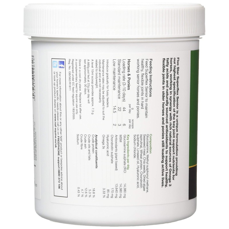 NAF Five Star Superflex Senior, 660g