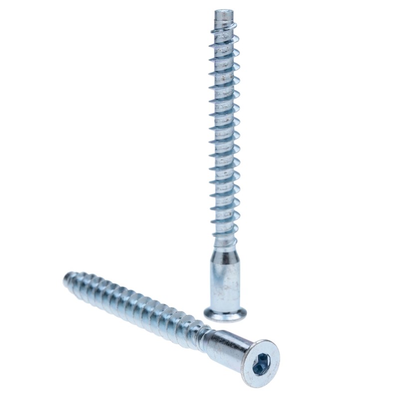 Furniture Confirmat Screws with Hexagon Socket Countersunk Head for Wood