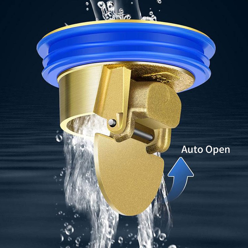 LIANXUE Floor Drain Backflow Preventer Brass Drain Valves Sewer Core