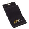PowaKaddy Unisex Tri-fold Brass Hook Compact Bag Golf Towel
