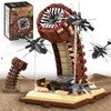 Sandworm Monster Building Blocks for Adults, Equipped with Suspended Ornithopter