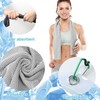 10pcs Cooling Towel,Soft Breathable Ice Towel for Yoga,Sport,Running,Gym,Workout,Camping,Fitness Microfibre Neck