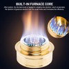 Mini Copper Spirit Cooker Portable Camping Stove with Aluminum Stand