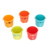 5pcs Colorful Stacking Cups Set Early Educational Baby Building Toys