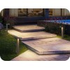EDISHINE 6 Pack Low Voltage Landscape Lights, Square Modern Aluminum