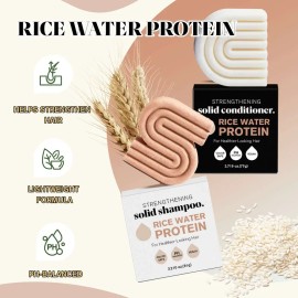 Jabón Champú Y Acondicionador De Arroz Para Cabello Nutrició