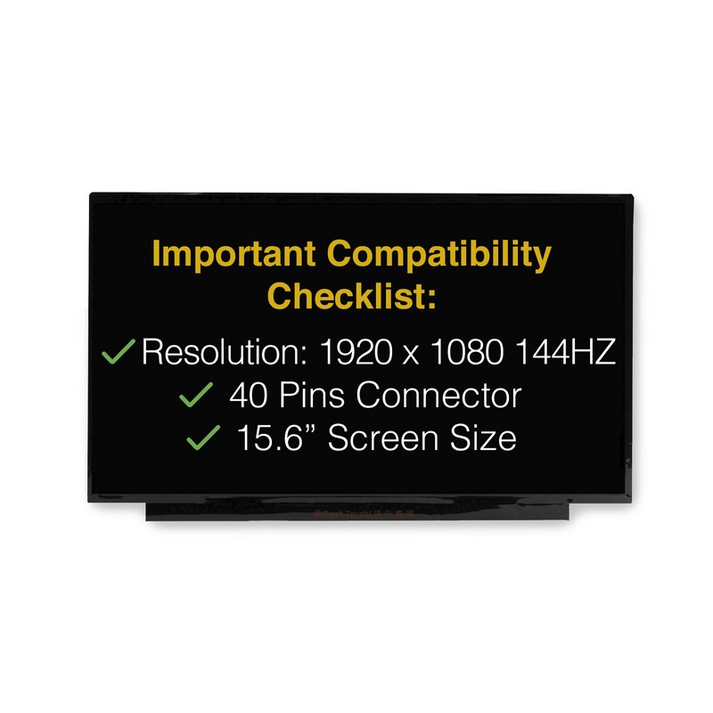 HP OMEN 15-EN0023DX 40 Pins Screen Replacement LCD LED Display