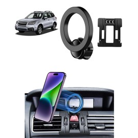 PZK Car Phone Mount for S-ubaru Forester 2014 2015 2016 2017 2018 Accessories Custom Air Vent Car Phone Holder Compatible with MagSafe Hands Free 360° Rotation Cell Phone Automobile Cradles