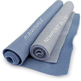 National Nonwovens Newport Blue Earthy Pastel - Premium Acrylic Felt XL Craft Sheet